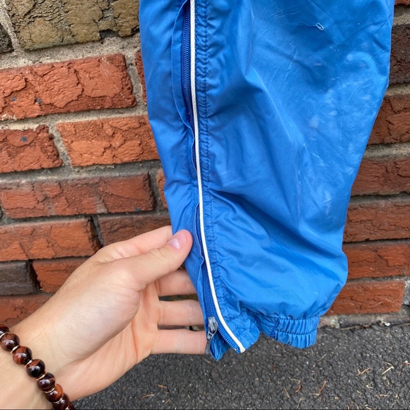 Vtg 90’s Nike Sweatpants Track Pants Lined XL Blue - Picture 7 of 9